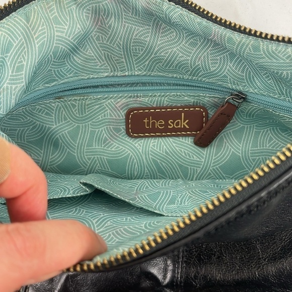 The Sak Black Leather Crossbody Purse - Picture 11 of 14